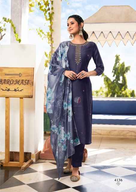 Anju Fabrics Nakhrali Vol 6 Modal Silk Kurti Combo Wholesale Rate ( 6 Pcs Catalog )