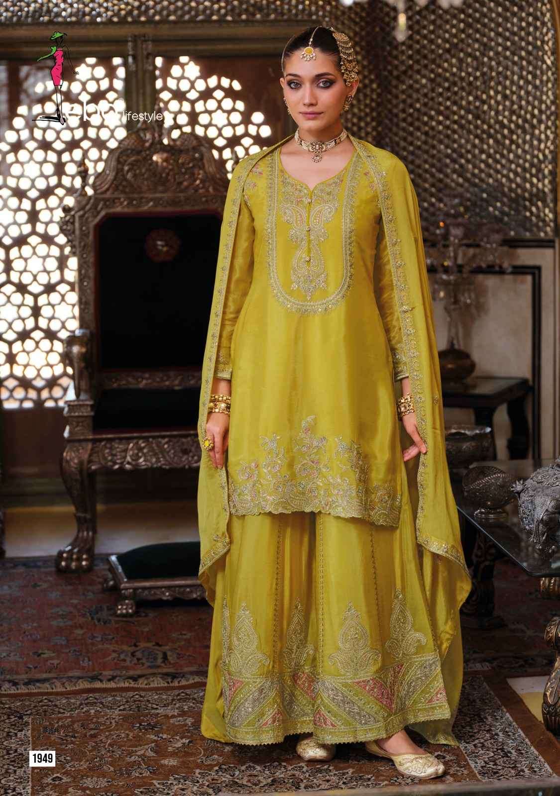Eba Lifestyle Chalini Readymade Chinon Salwar Kameez Wholesale Rate ( 3 Pcs Catalog )