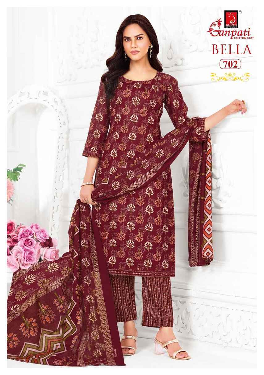 Ganpati Bella Patiyala Vol 7 Cotton Salwar Kameez Wholesale Rate ( 15 Pcs Catalog )
