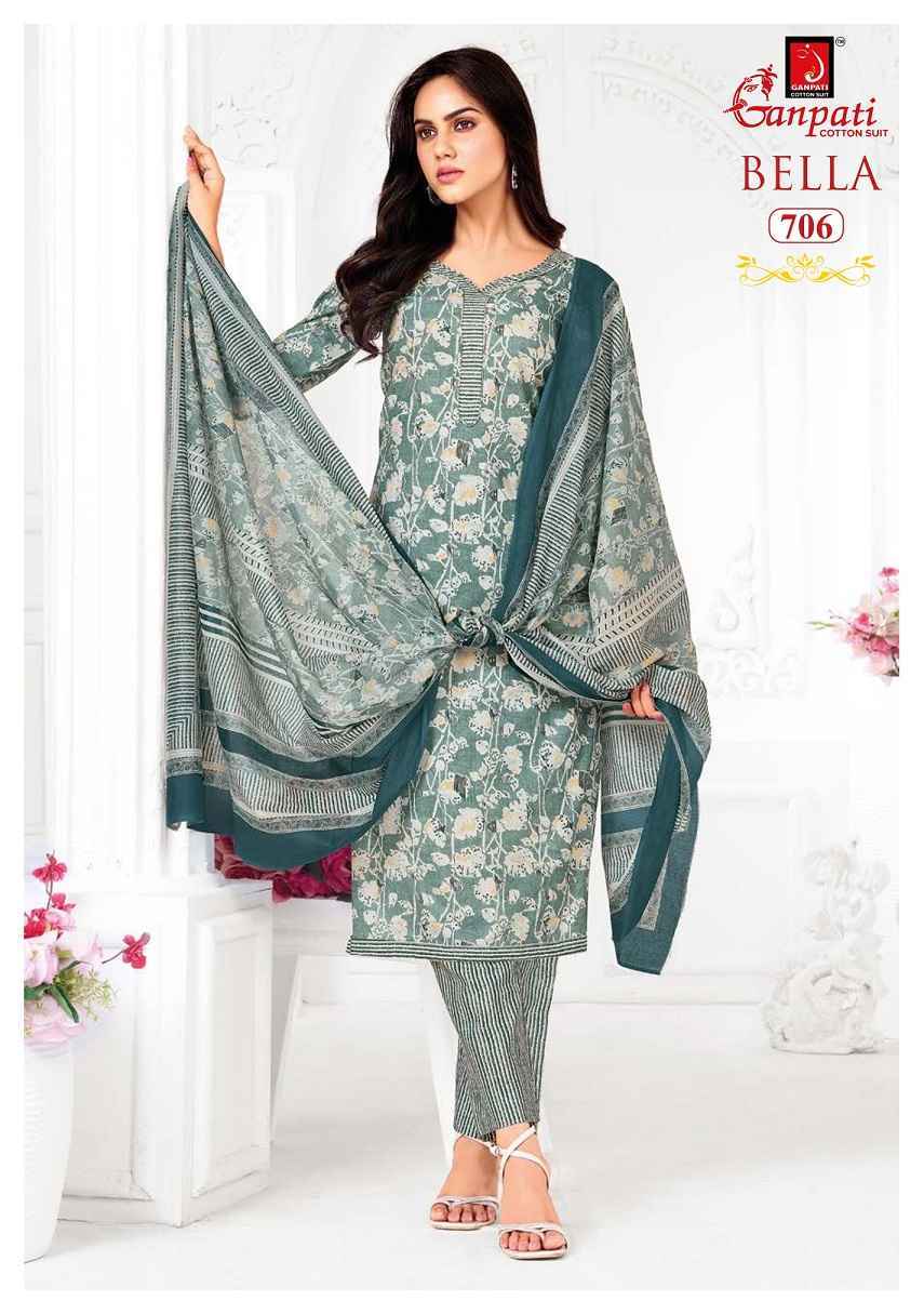 Ganpati Bella Patiyala Vol 7 Cotton Salwar Kameez Wholesale Rate ( 15 Pcs Catalog )