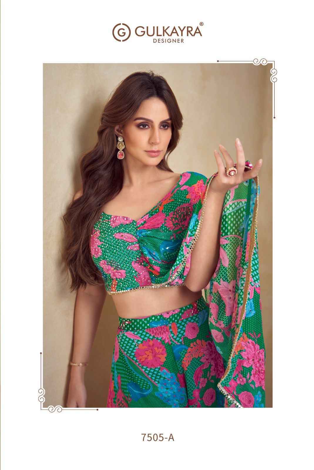 Gulkayra Designer Kiera Readymade Chinon Dress Wholesale Rate ( 4 Pcs Catalog )