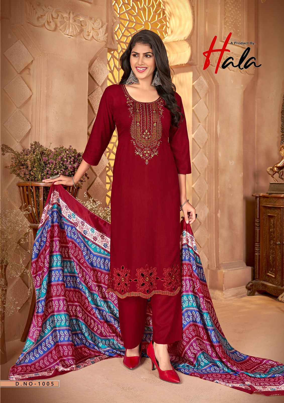Hala Nigaar New Edition Rayon Salwar Kameez Wholesale Rate ( 8 Pcs Catalog )
