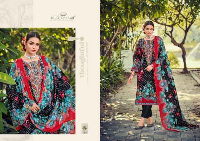 House Of Lawn Malhar Vol 2 Cotton Salwar Kameez Wholesale Rate ( 6 Pcs Catalog )