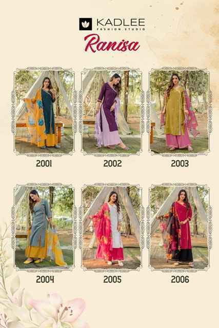 Kadlee Ranisa Viscose Kurti Combo Dress Wholesale Rate ( 6 Pcs Catalog )