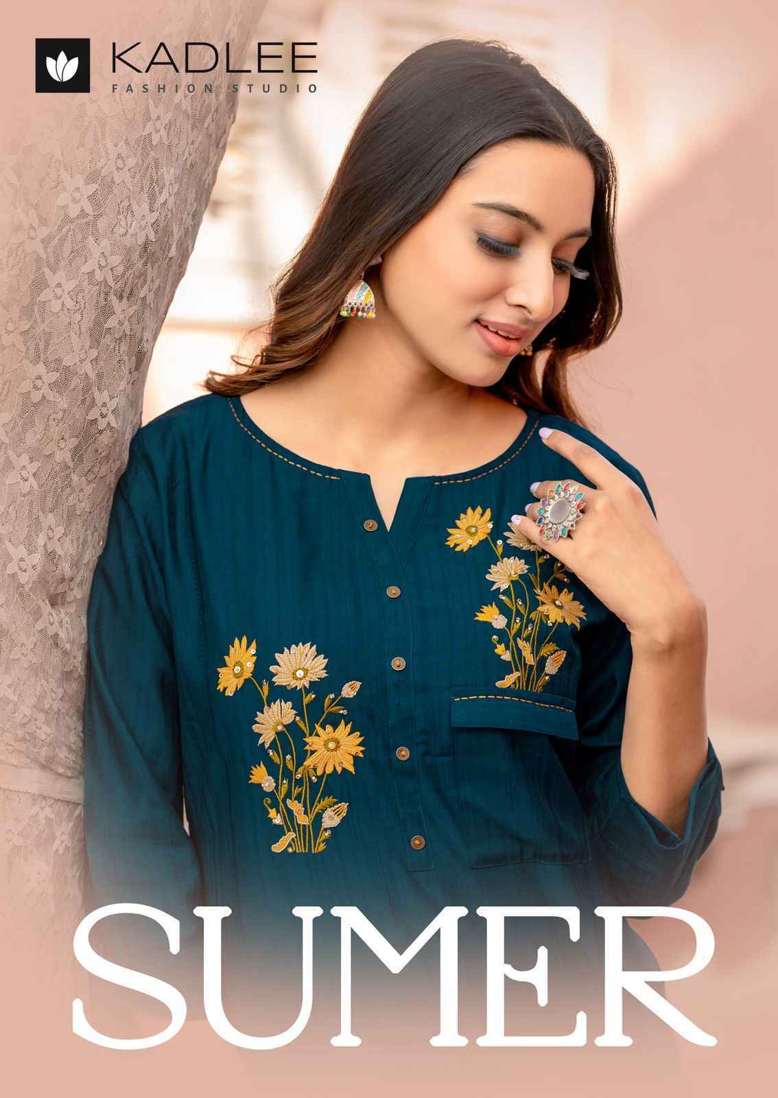 Kadlee Sumer Rayon Kurti Wholesale Rate ( 6 Pcs Catalog )