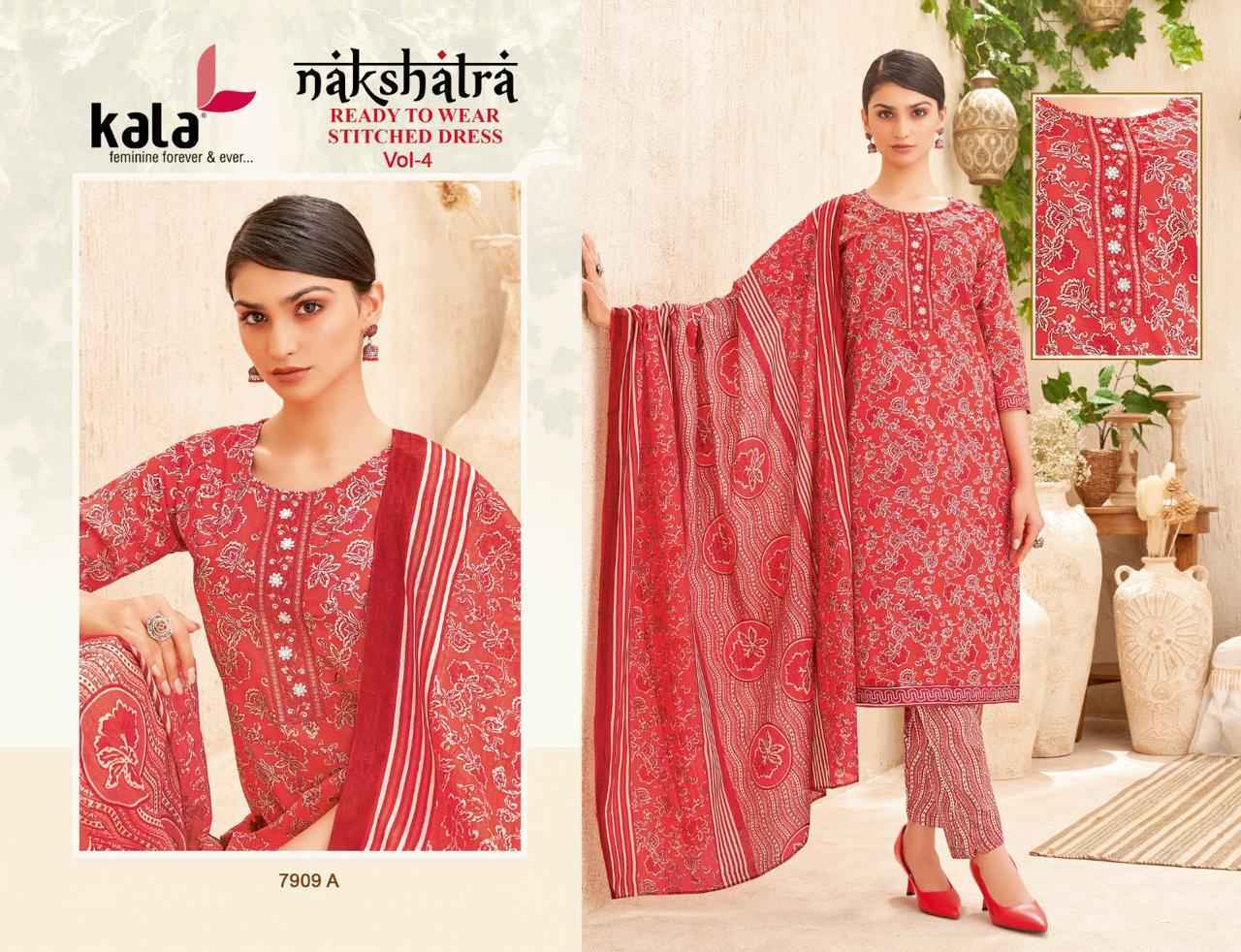 Kala Nakshatra Vol 4 Readymade Cotton Dress Wholesale Rate ( 12 Pcs Catalog )