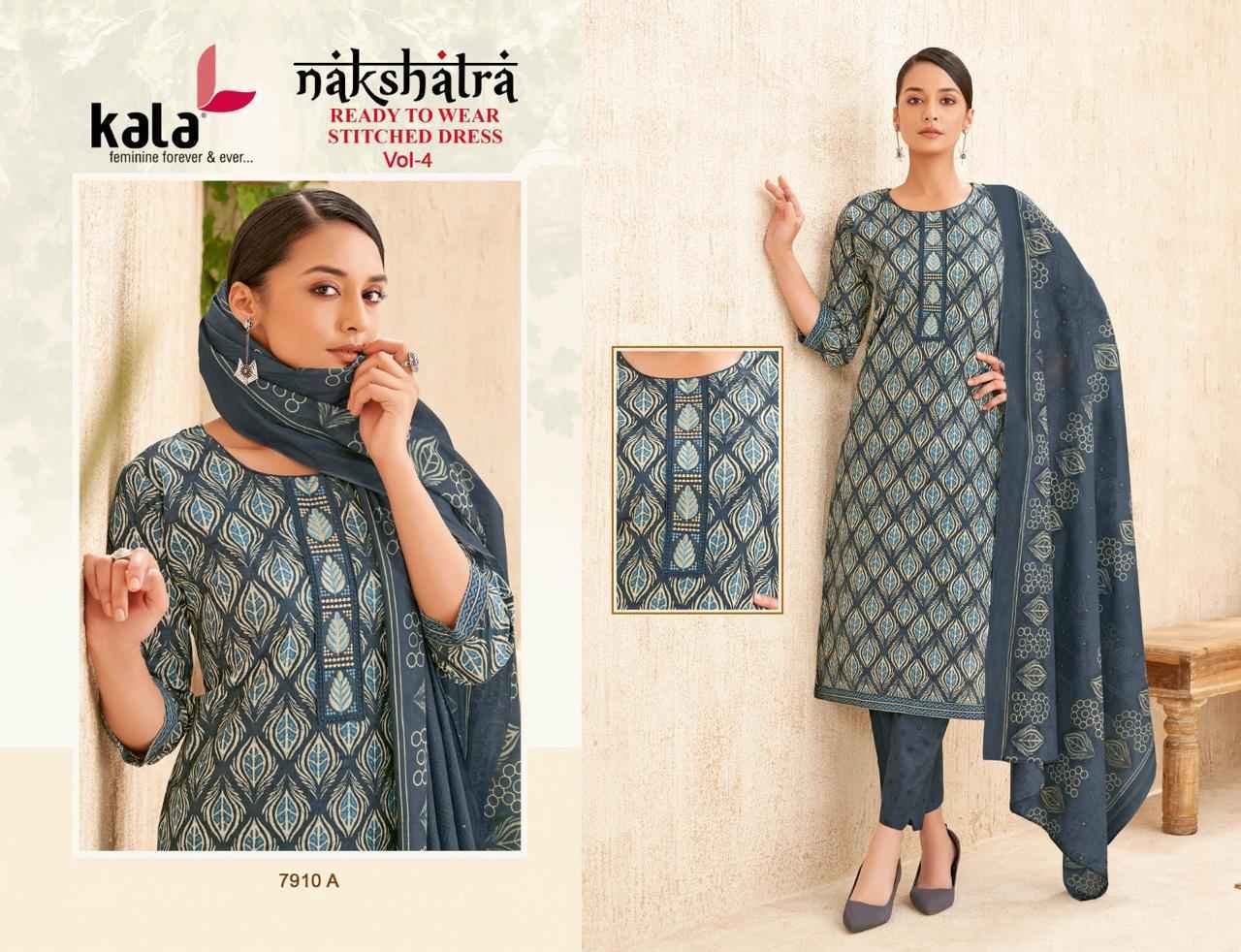 Kala Nakshatra Vol 4 Readymade Cotton Dress Wholesale Rate ( 12 Pcs Catalog )