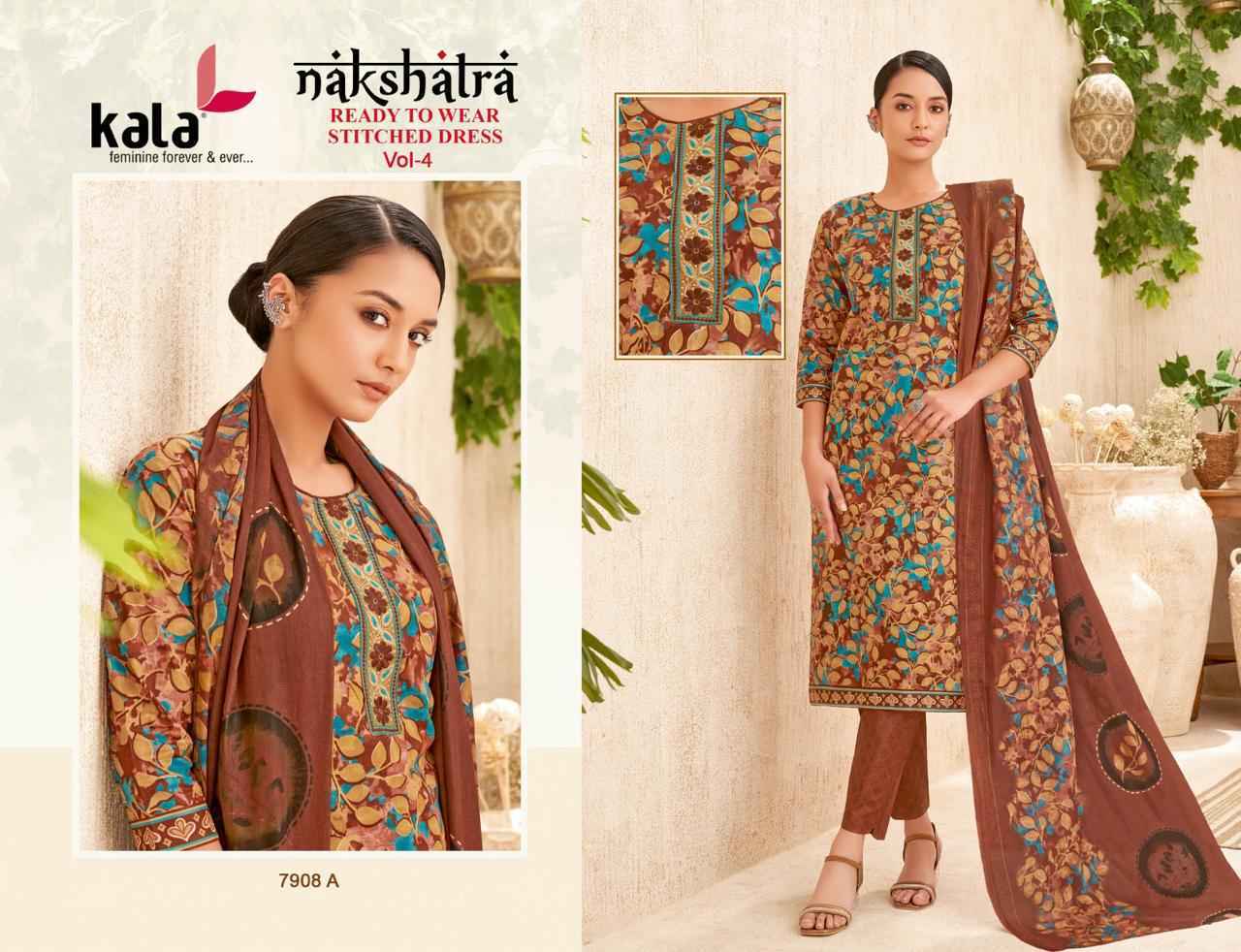 Kala Nakshatra Vol 4 Readymade Cotton Dress Wholesale Rate ( 12 Pcs Catalog )