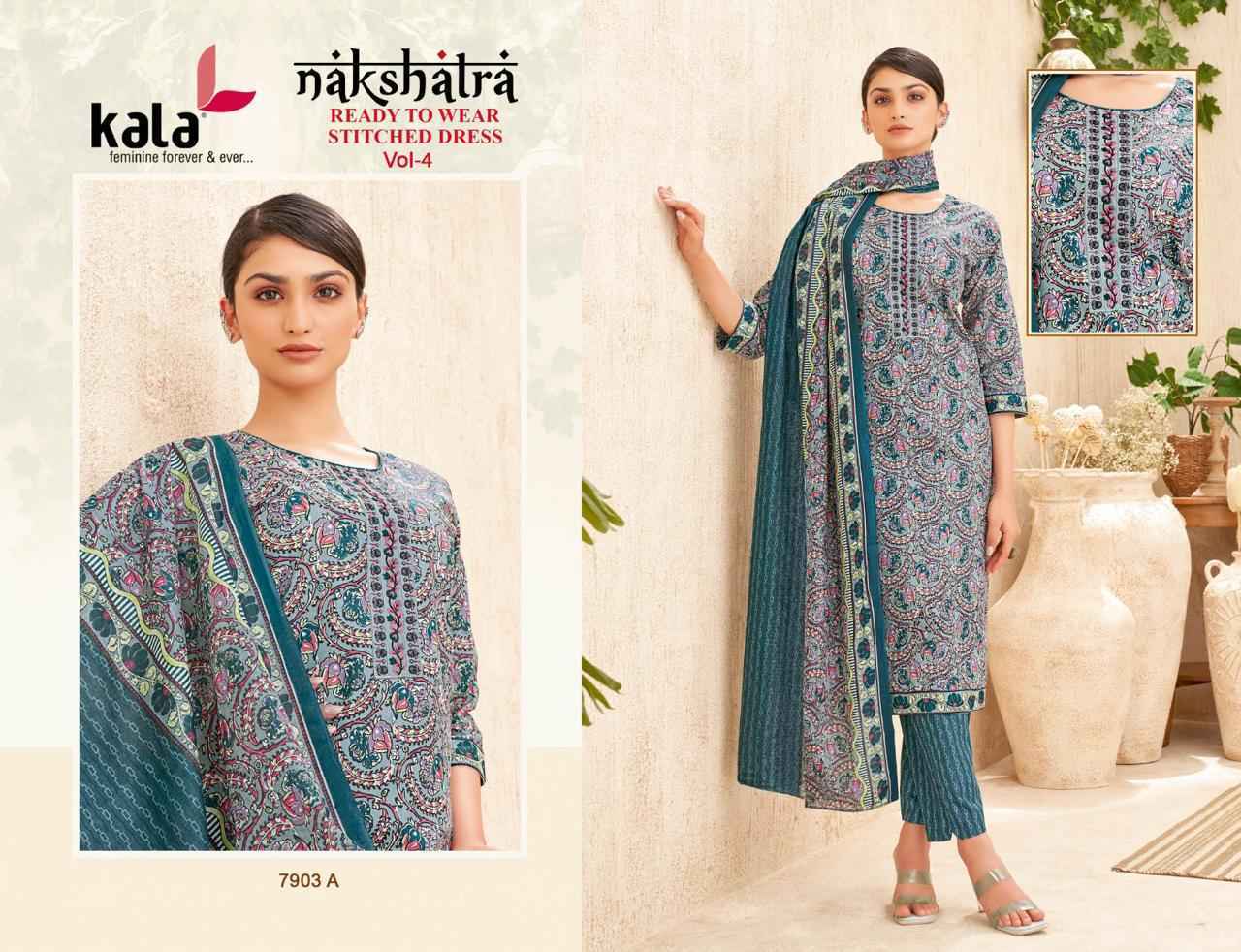 Kala Nakshatra Vol 4 Readymade Cotton Dress Wholesale Rate ( 12 Pcs Catalog )
