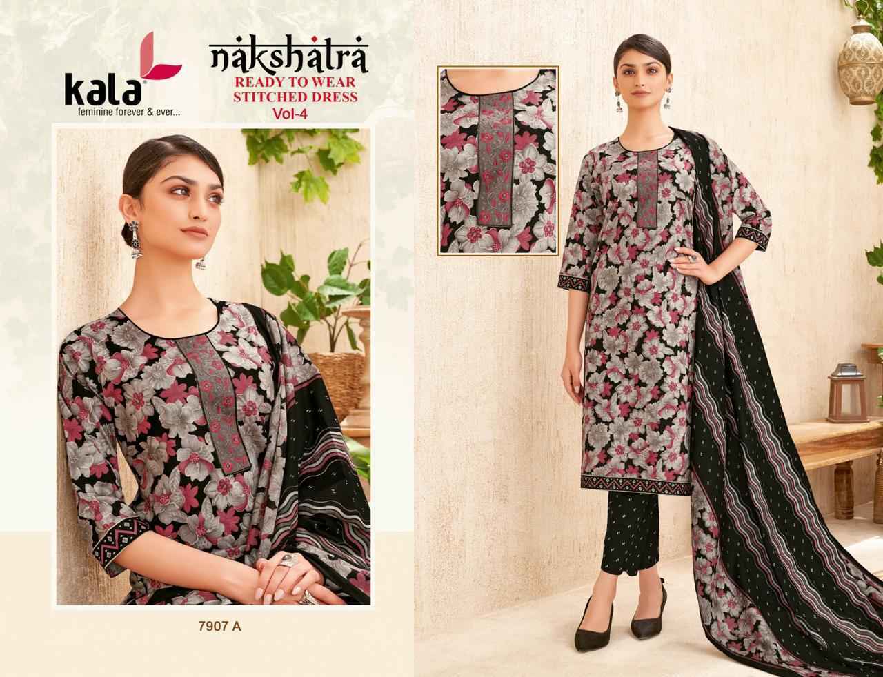Kala Nakshatra Vol 4 Readymade Cotton Dress Wholesale Rate ( 12 Pcs Catalog )