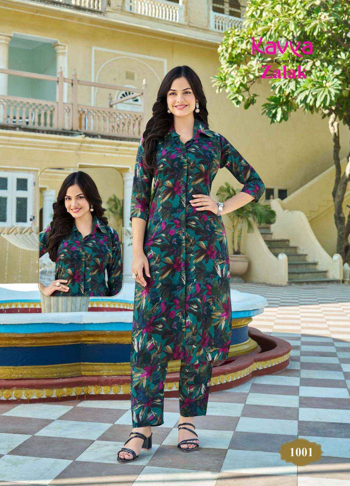 Kavya Zalak Vol 1 Chanderi Co - Ord Set Wholesale Surat ( 10 pcs Catalogue )