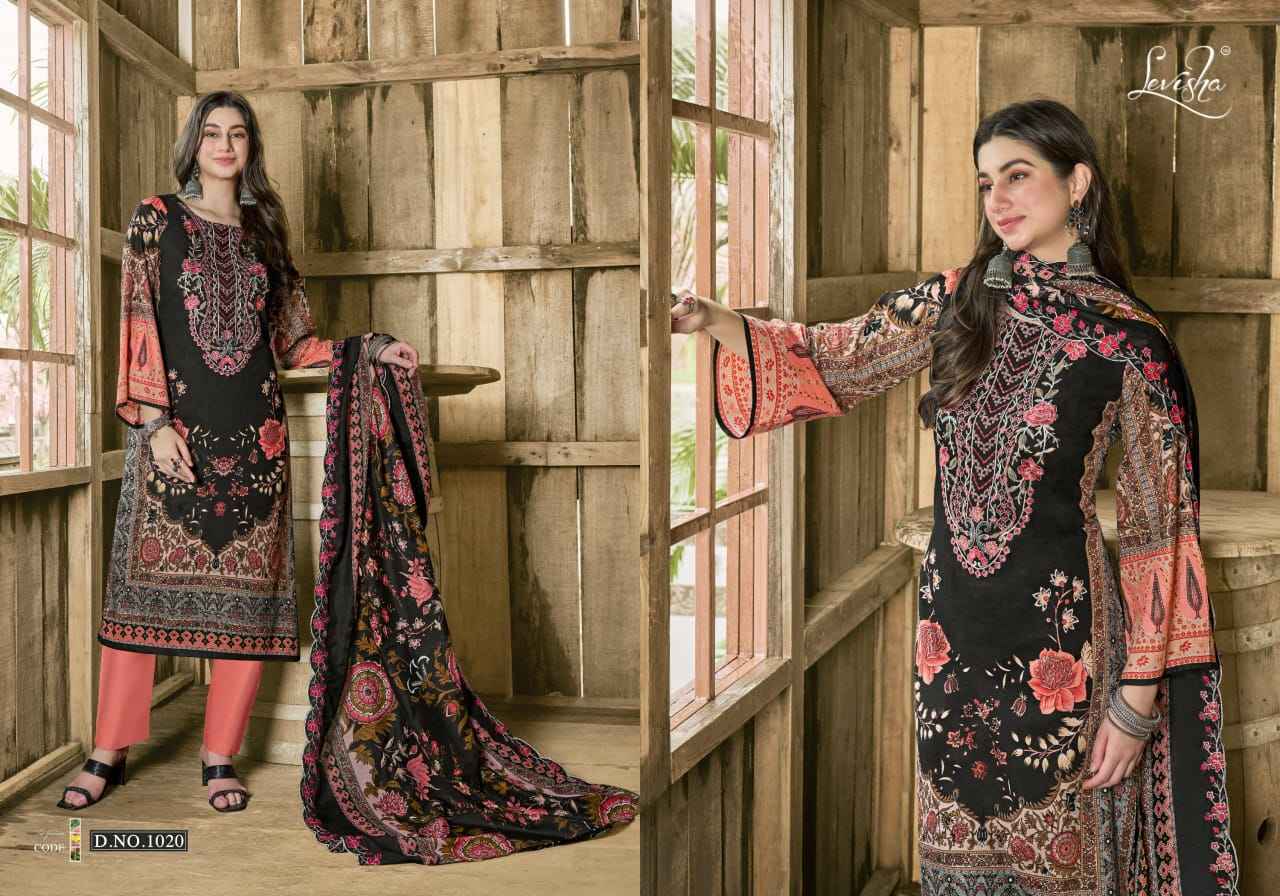 Levisha Mashakali Cotton Salwar Kameez Wholesale Rate ( 8 Pcs Catalog )