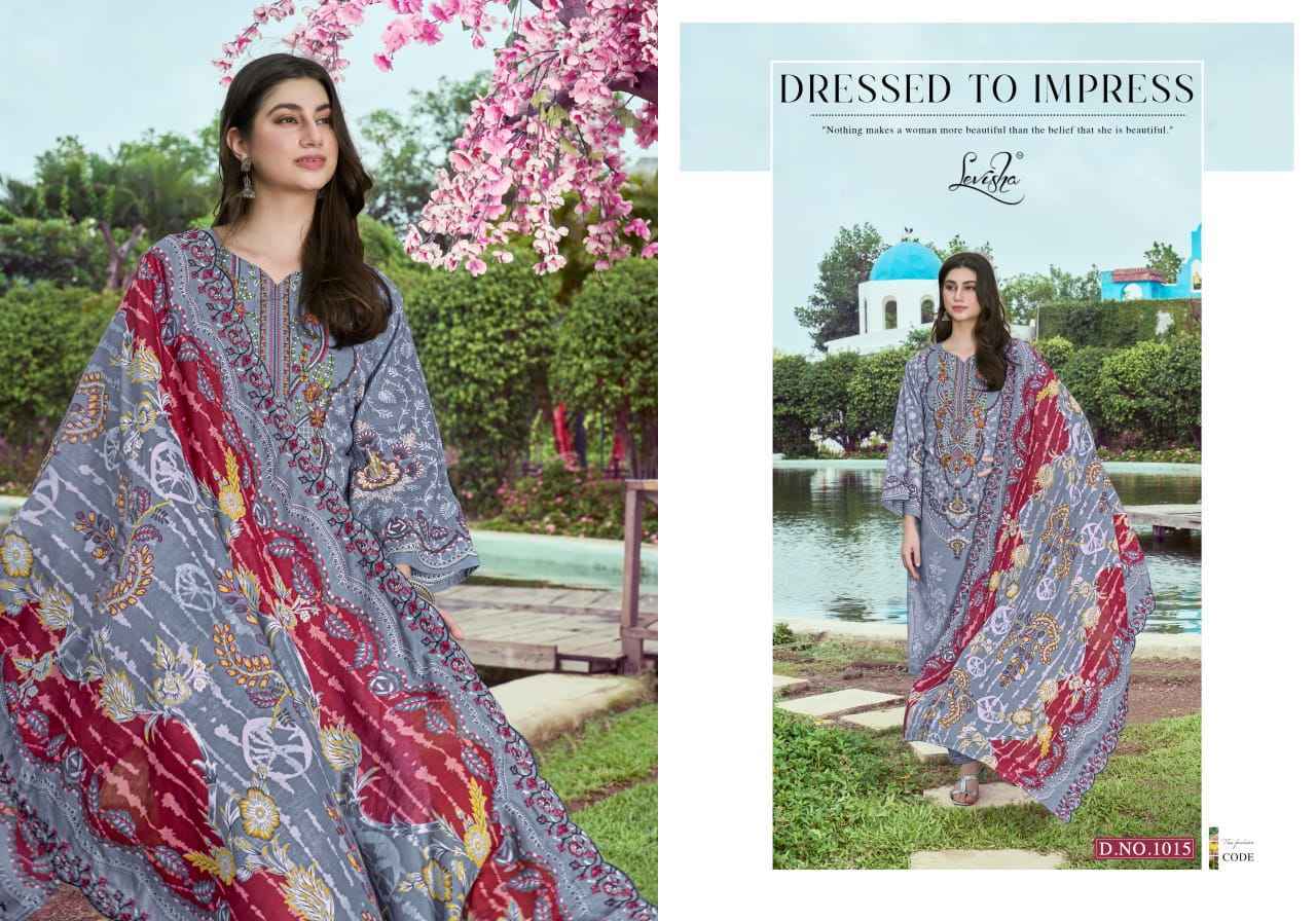 Levisha Mashakali Cotton Salwar Kameez Wholesale Rate ( 8 Pcs Catalog )