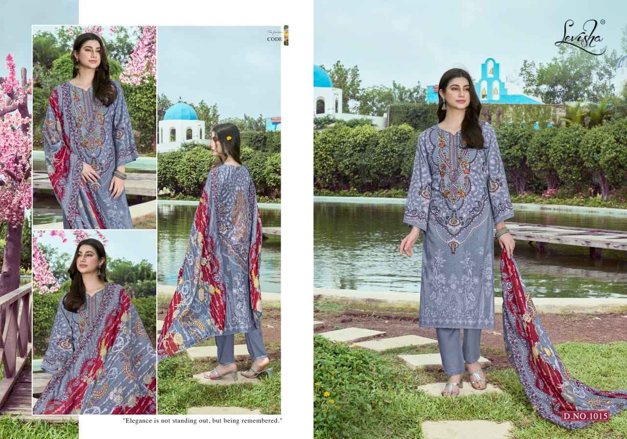 Levisha Mashakali Cotton Salwar Kameez Wholesale Rate ( 8 Pcs Catalog )