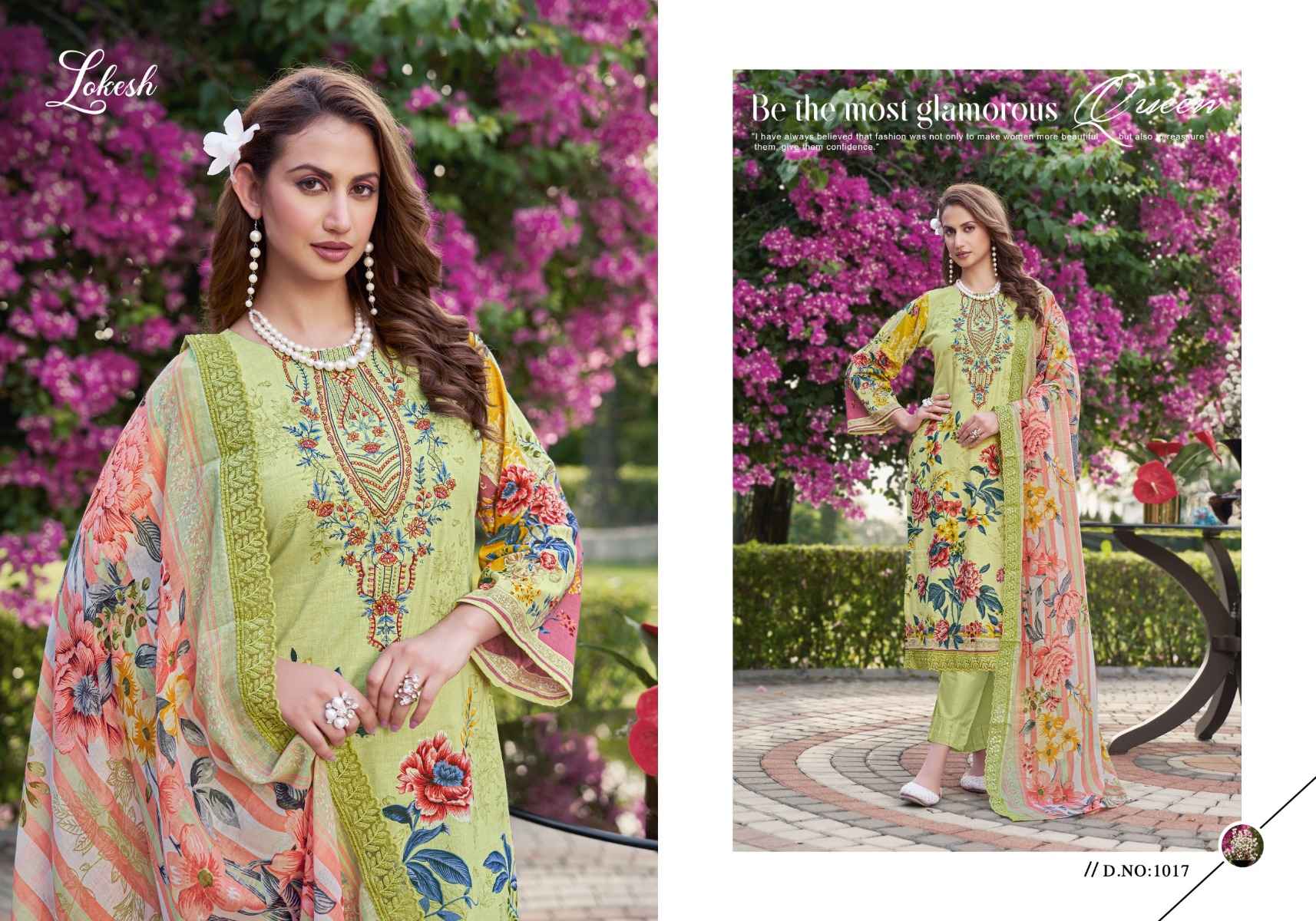LEVISHA SHABNAM CEMRIC DRESS MATERIAL WHOLESALE PRICE ( 6 PCS CATALOG )
