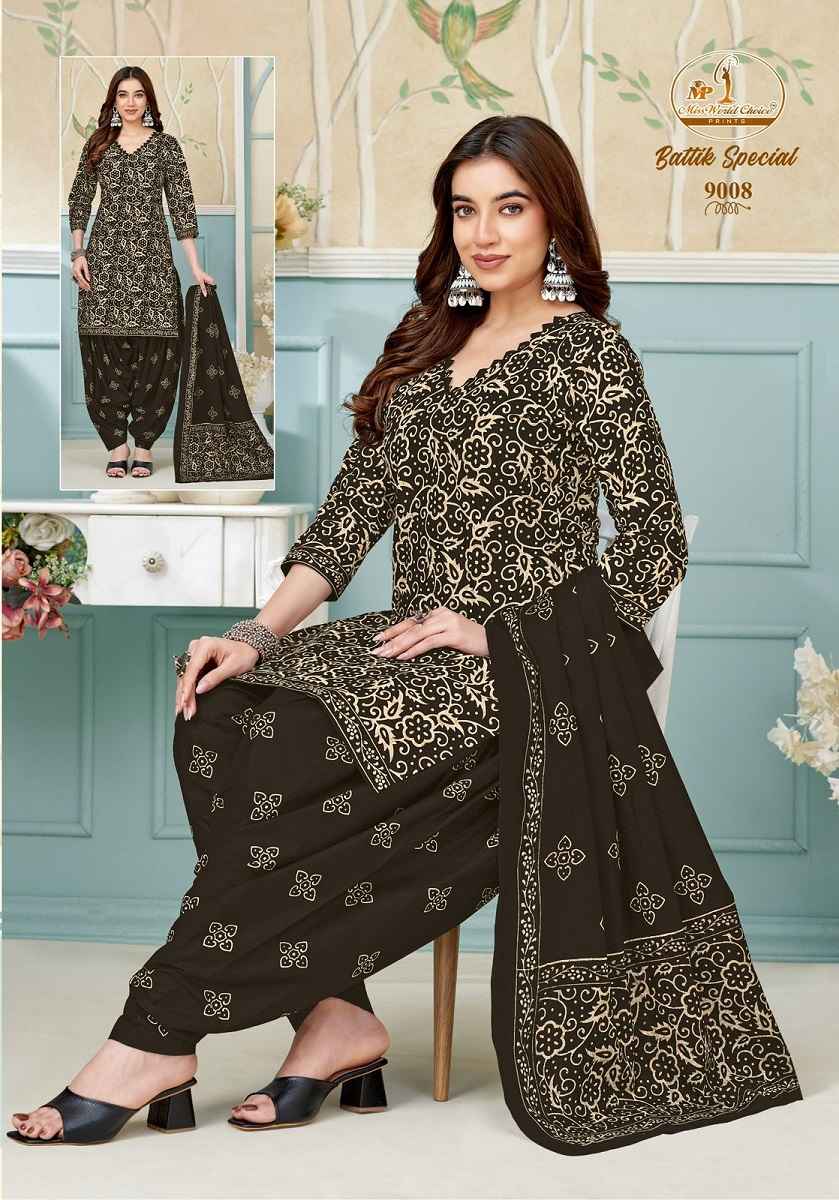 Miss World Batik Special Vol 9 Cotton Printed Dress Material Surat Wholesale ( 10 Pcs Catalogue )