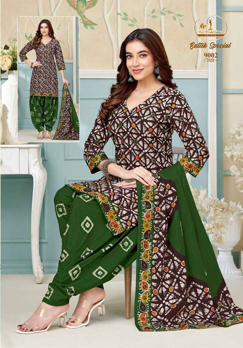 Miss World Batik Special Vol 9 Cotton Printed Dress Material Surat Wholesale ( 10 Pcs Catalogue )