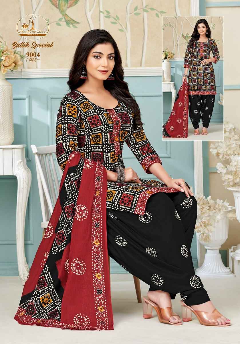 Miss World Batik Special Vol 9 Cotton Printed Dress Material Surat Wholesale ( 10 Pcs Catalogue )