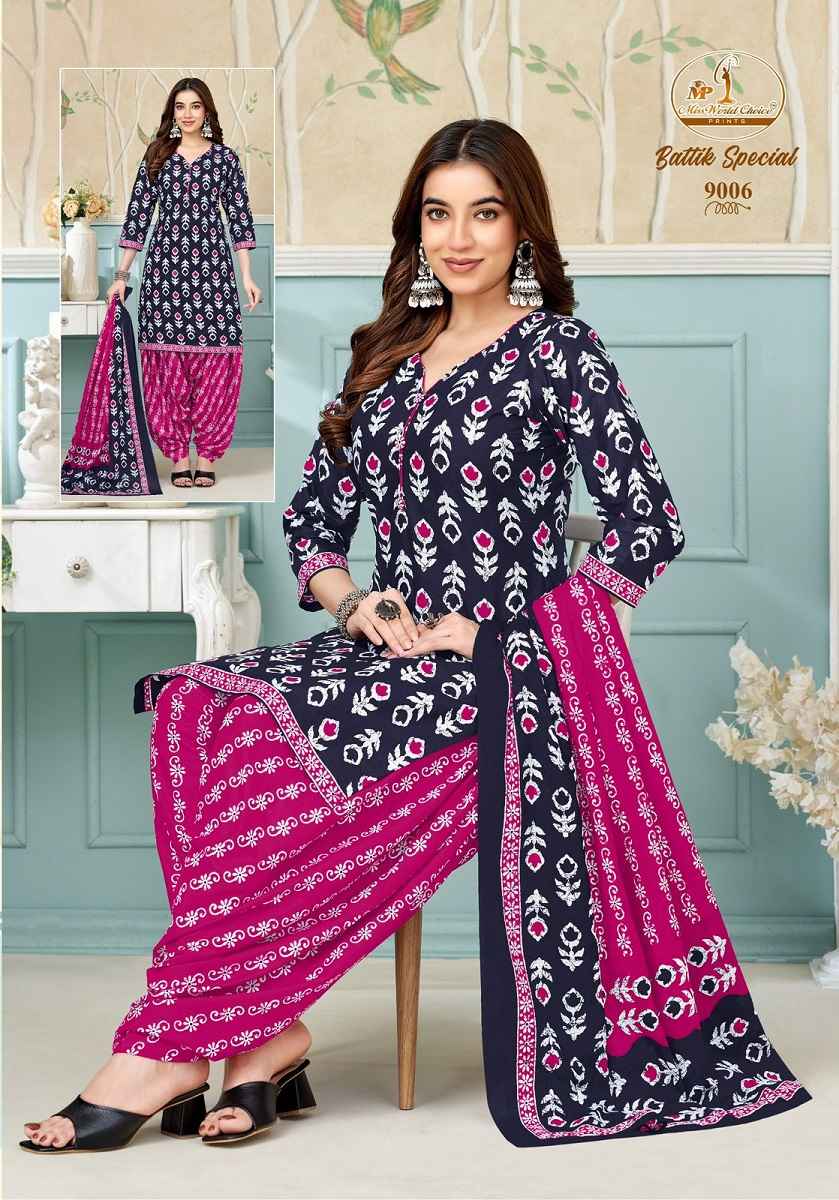 Miss World Batik Special Vol 9 Cotton Printed Dress Material Surat Wholesale ( 10 Pcs Catalogue )