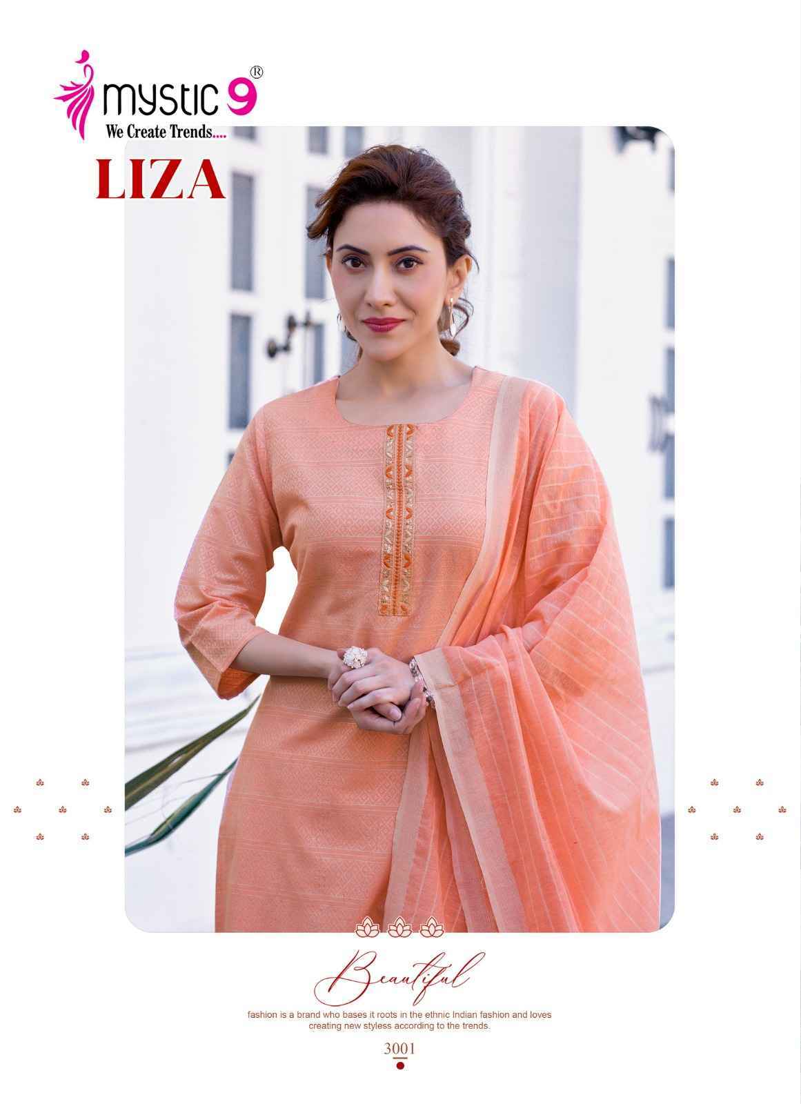Mystic 9 Liza Vol 3 Cotton Kurti Combo Wholesale Rate ( 8 Pcs Catalog )