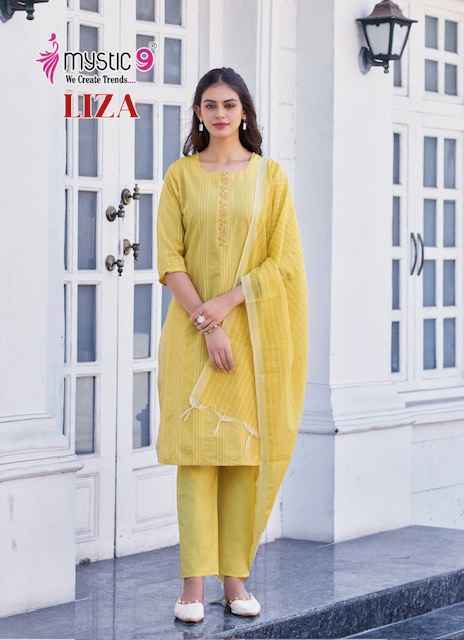 Mystic 9 Liza Vol 3 Cotton Kurti Combo Wholesale Rate ( 8 Pcs Catalog )