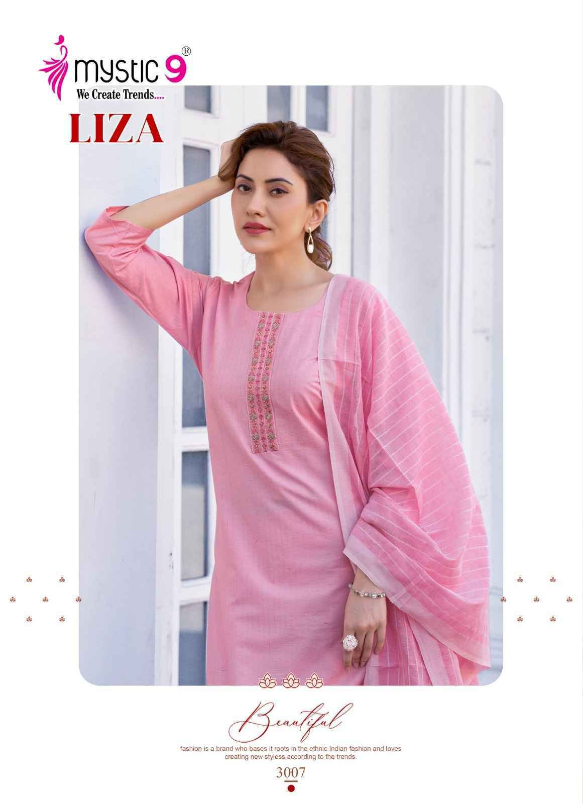 Mystic 9 Liza Vol 3 Cotton Kurti Combo Wholesale Rate ( 8 Pcs Catalog )