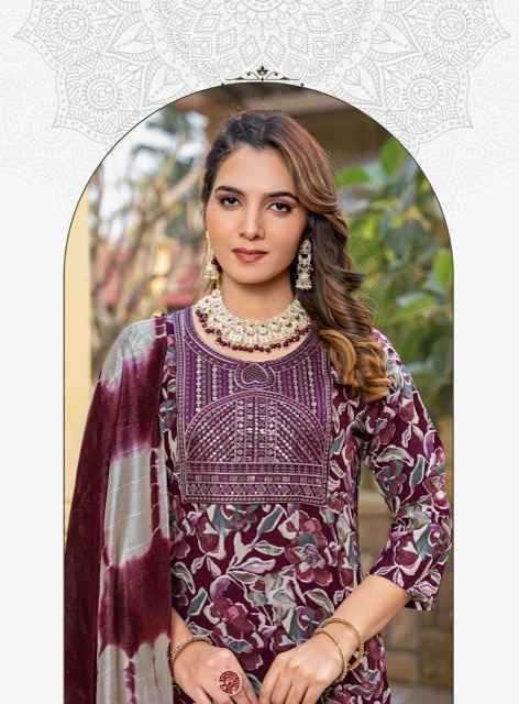 Mystic 9 Sabri Vol 9 Reyon Kurti Combo Set Wholesale Rate ( 8 Pcs Catalog )