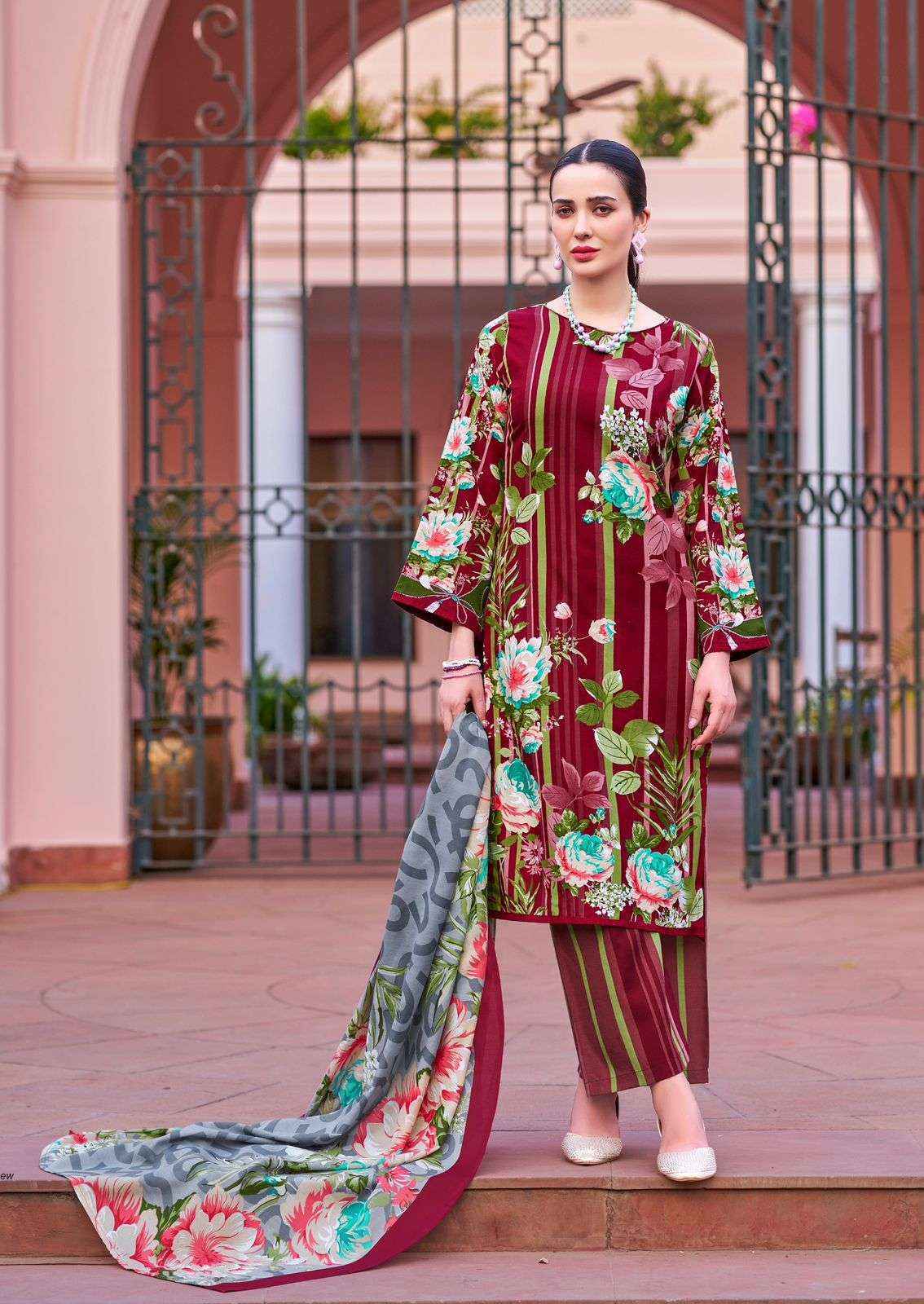 Nafisa Cotton Majestic Cotton Salwar Kameez Wholesale Rate ( 6 Pcs Catalog )
