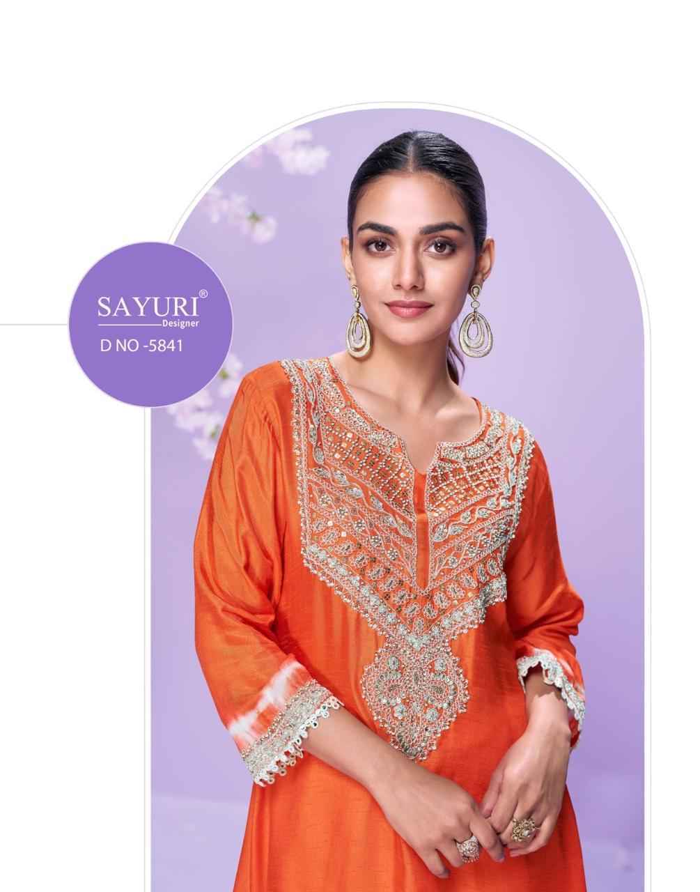 Sayuri Designer Chahat Silk Kurti Wholesale Rate ( 4 Pcs Catalog )