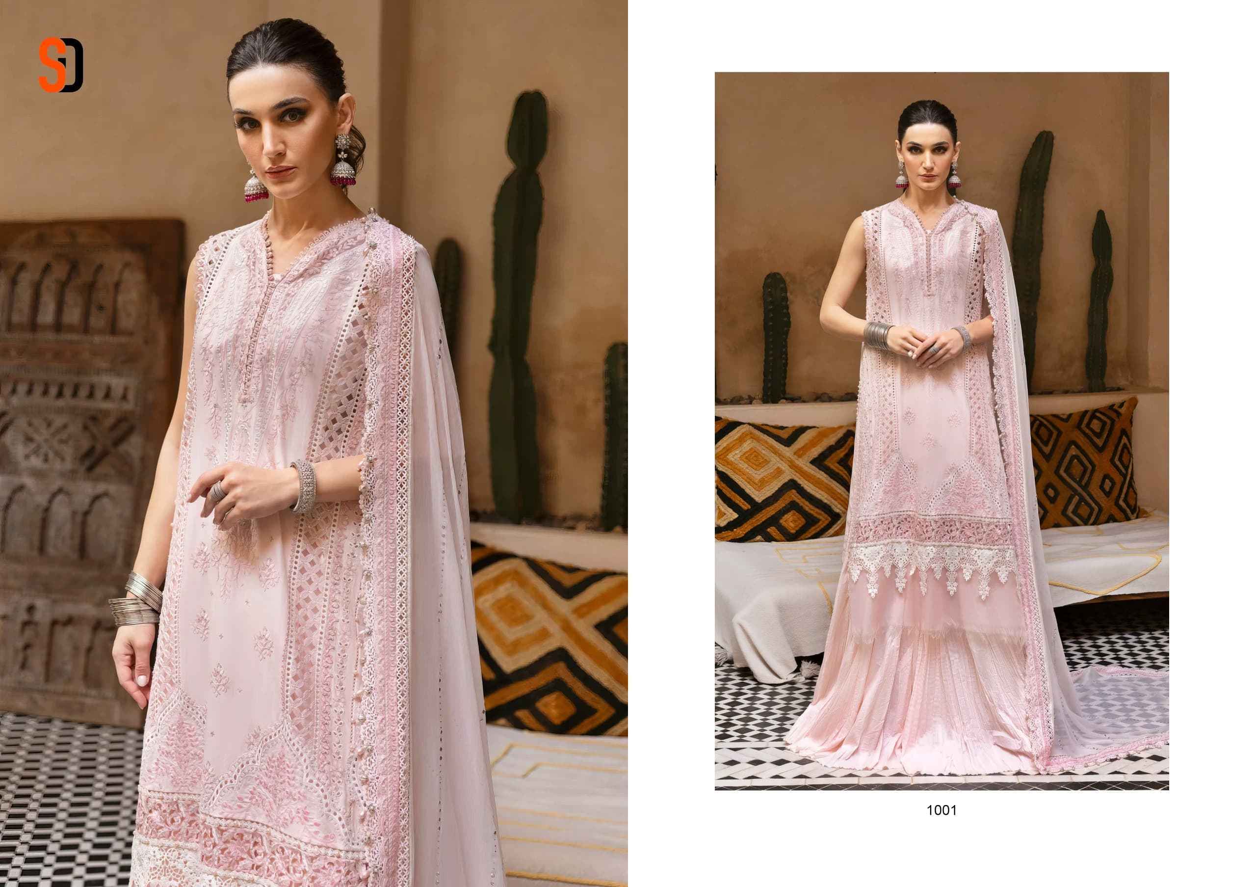 Shraddha Designer Maria B Lawn Cotton Salwar Kameez Wholesale Rate ( 8 Pcs Catalog )