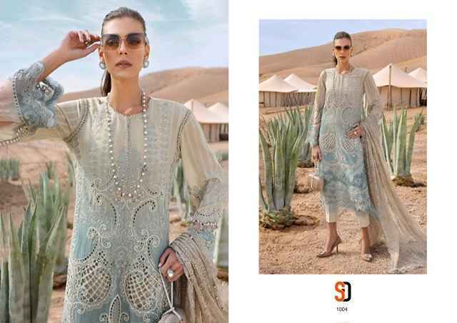 Shraddha Designer Maria B Lawn Cotton Salwar Kameez Wholesale Rate ( 8 Pcs Catalog )