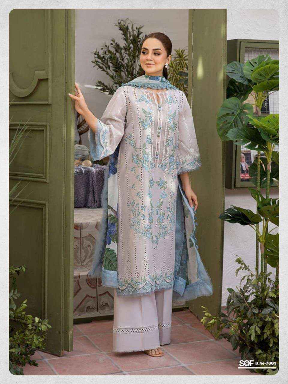 Shree Om Fab Aliya B Vol 7 Lawn Cotton Dress Material Surat Wholesale ( 6 pcs Catalogue )