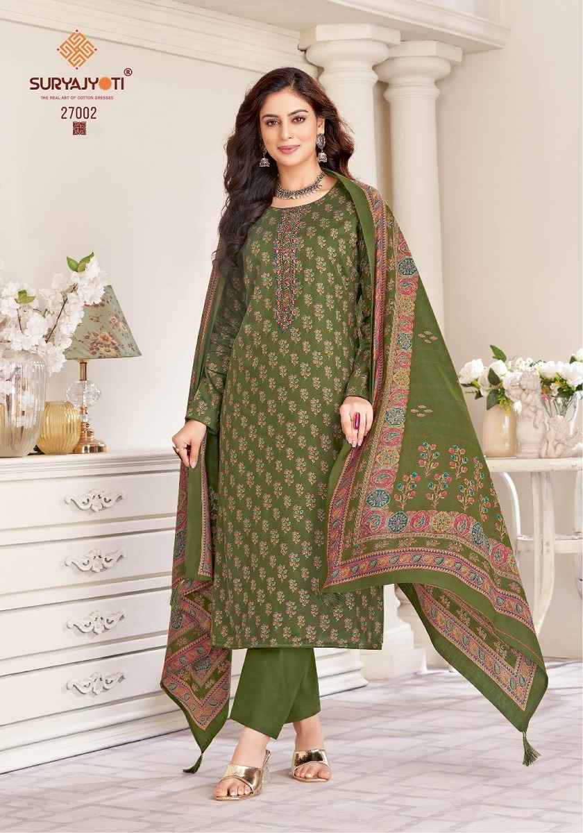 Suryajyoti Kalki Vol 27 Jam Satin Dress Material 8 Pc Catalouge