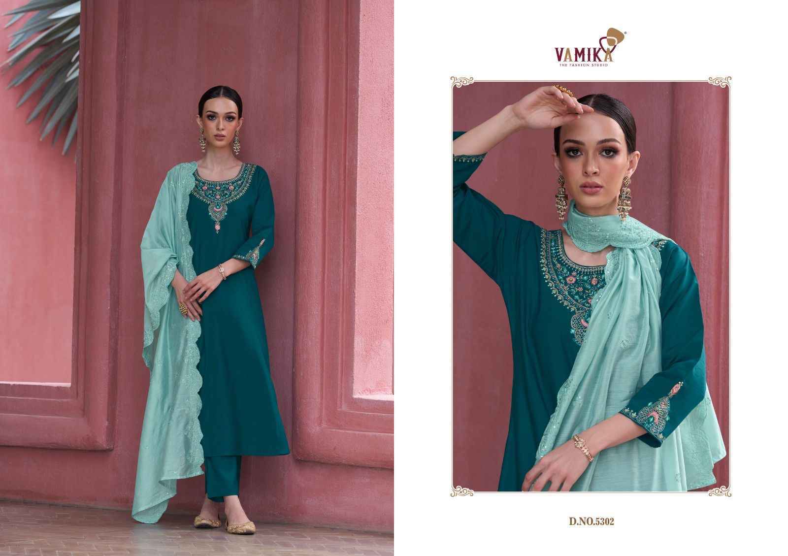Vamika Liyana Readymade Viscouse Dress Wholesale Rate ( 6 Pcs Catalog )