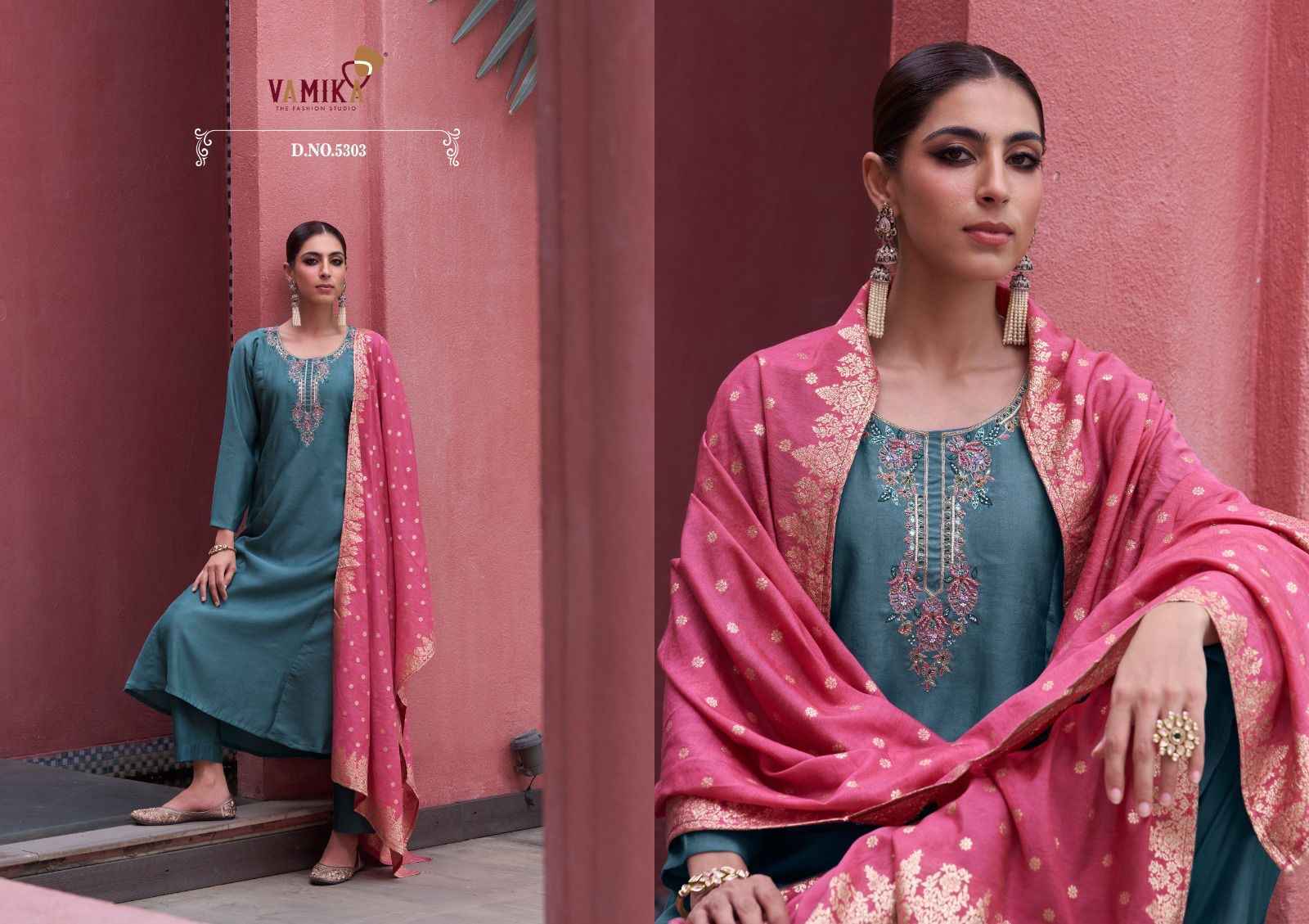 Vamika Liyana Readymade Viscouse Dress Wholesale Rate ( 6 Pcs Catalog )