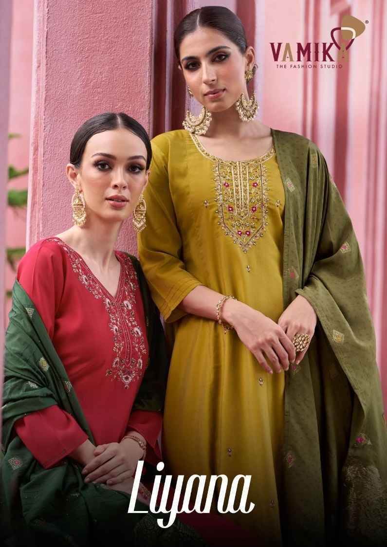Vamika Liyana Readymade Viscouse Dress Wholesale Rate ( 6 Pcs Catalog )