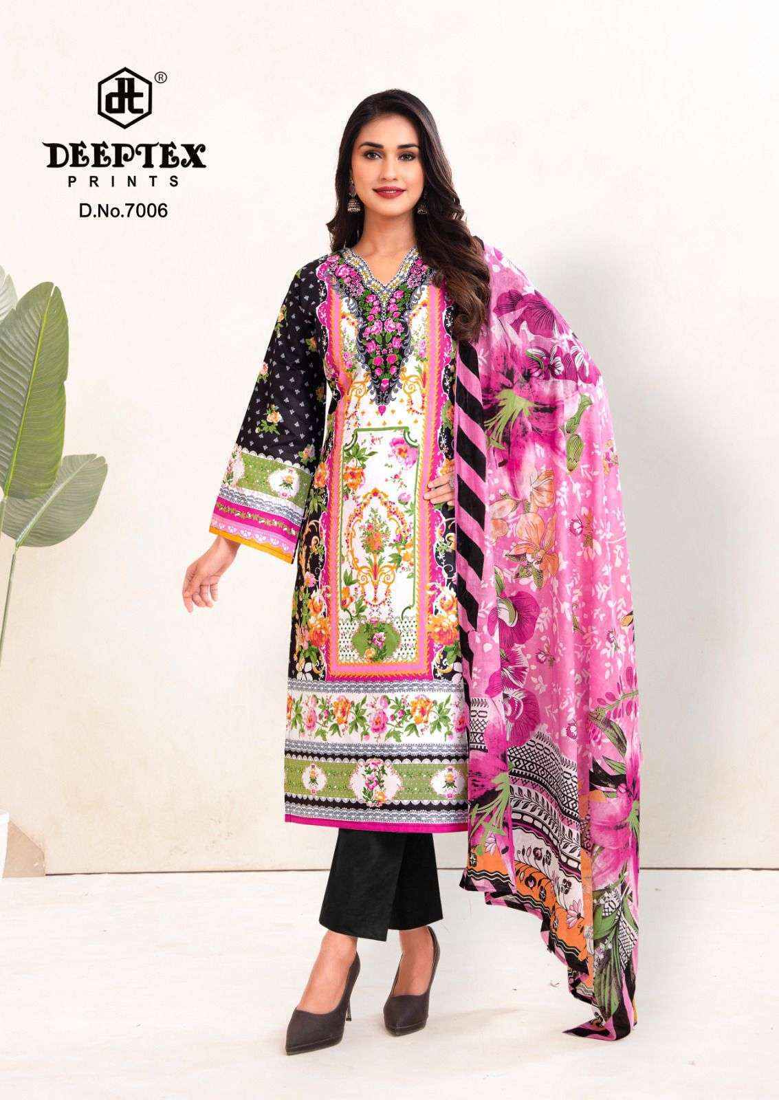Deeptex Prints Roohi Zara Vol 7 Lawn Cotton Dress Material Wholesale Price ( 8 pcs Catalogue )