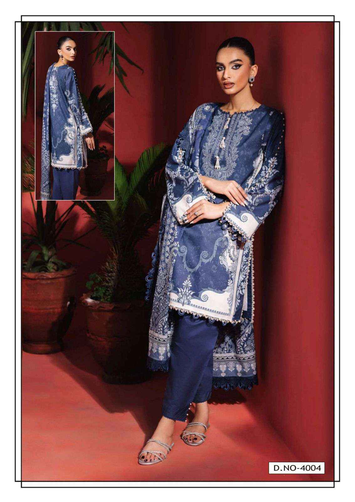 Hala Alara Vol 4 Printed Lawn Cotton Salwar Kameez Wholesale rate ( 6 Pcs Catalog )
