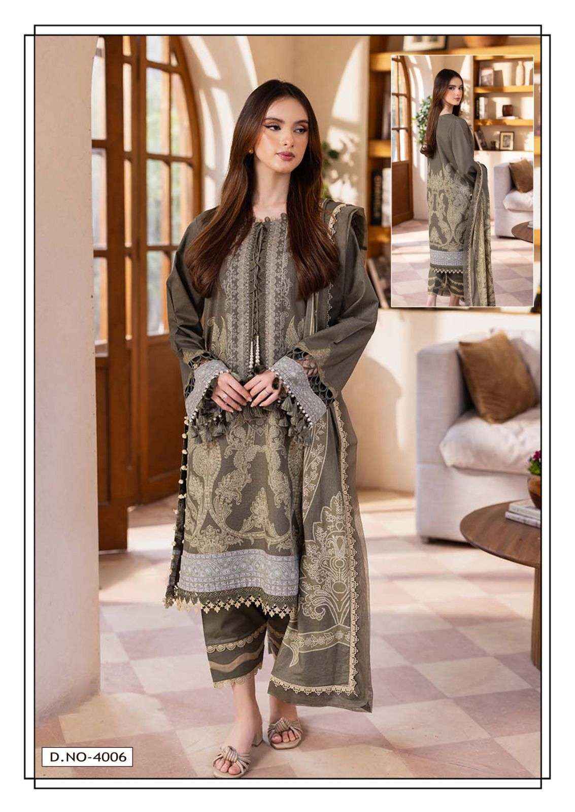 Hala Alara Vol 4 Printed Lawn Cotton Salwar Kameez Wholesale rate ( 6 Pcs Catalog )