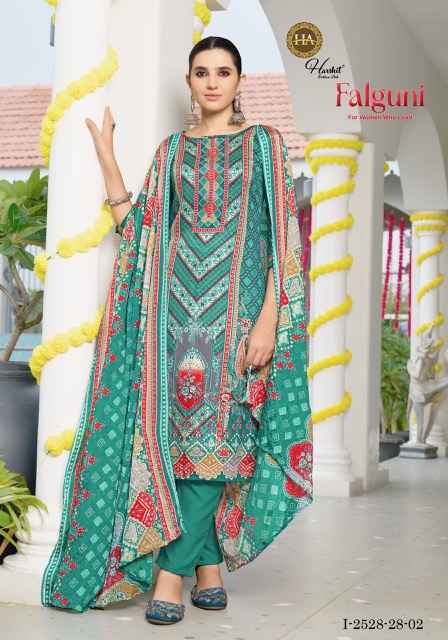 Harshit Fashion Falguni Zam Dress Material New Catalogue ( 6 pcs Catalogue )