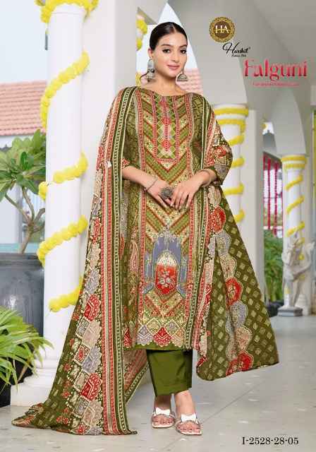 Harshit Fashion Falguni Zam Dress Material New Catalogue ( 6 pcs Catalogue )