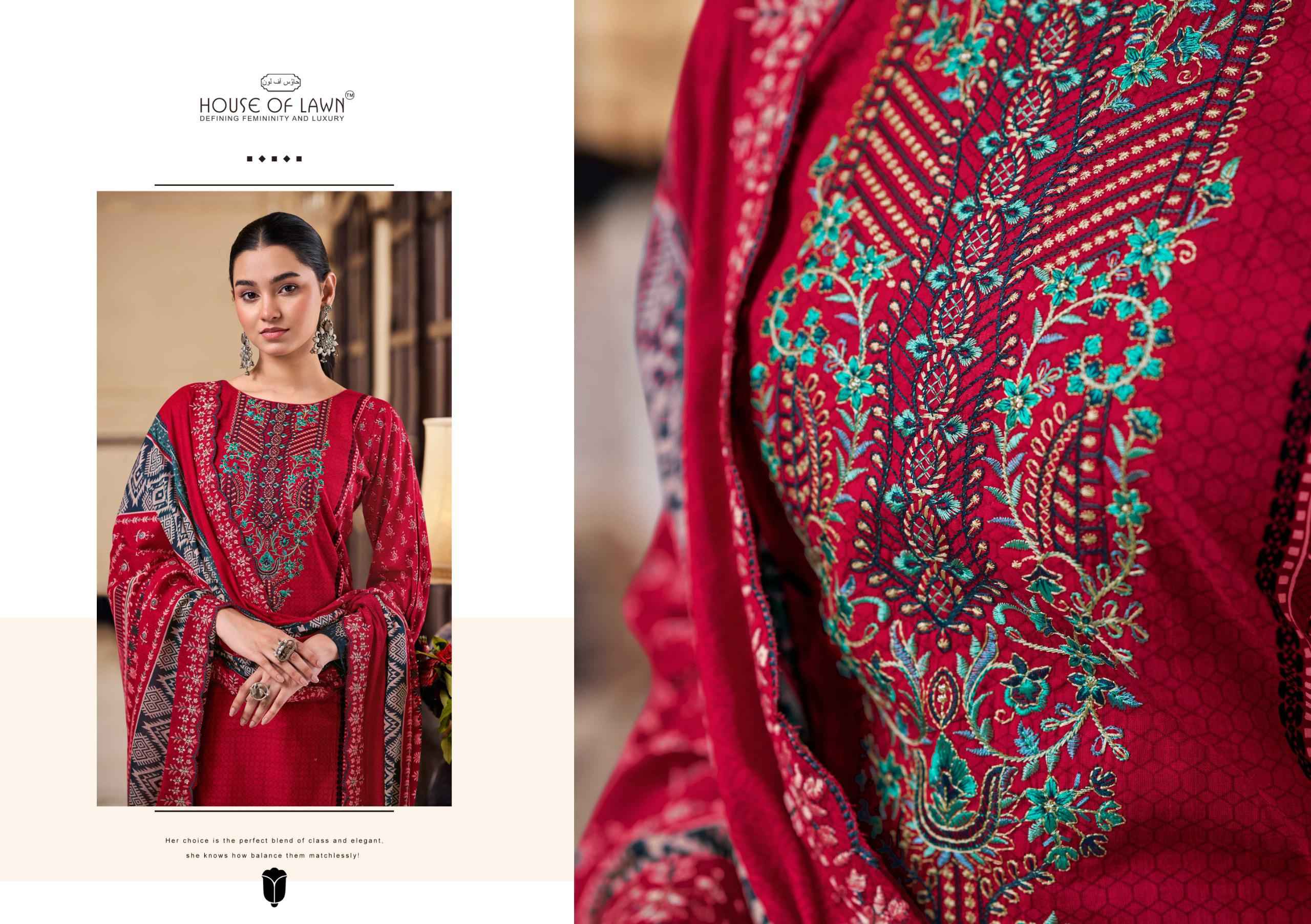 House Of Lawn Bin Saeed Cotton Pakistani Suits Wholesale Online ( 8 Pcs Catalogue )