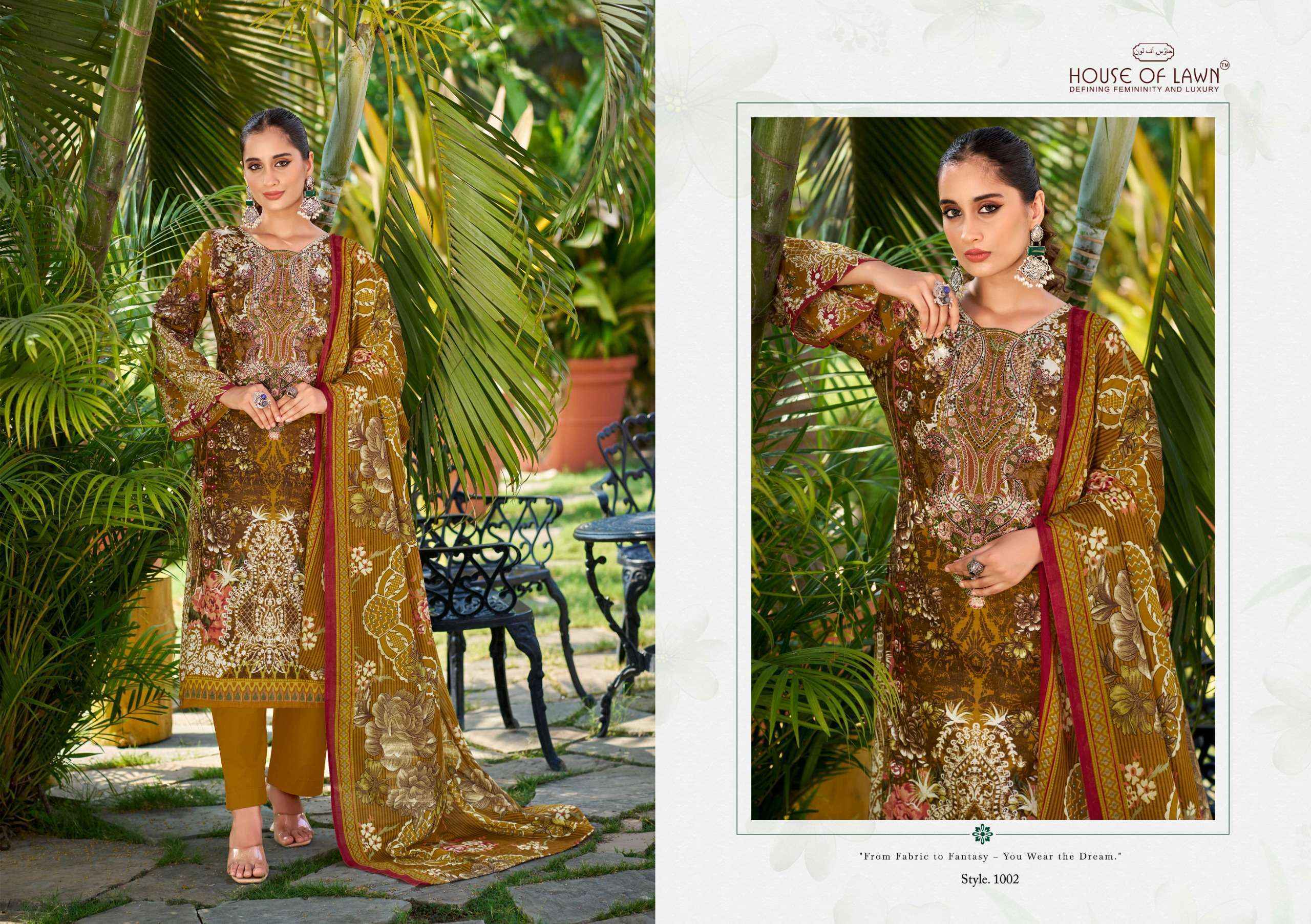 House Of Lawn Nayra Vol 2 Cotton Salwar Kameez Wholesale ( 6 Pcs Catalog )