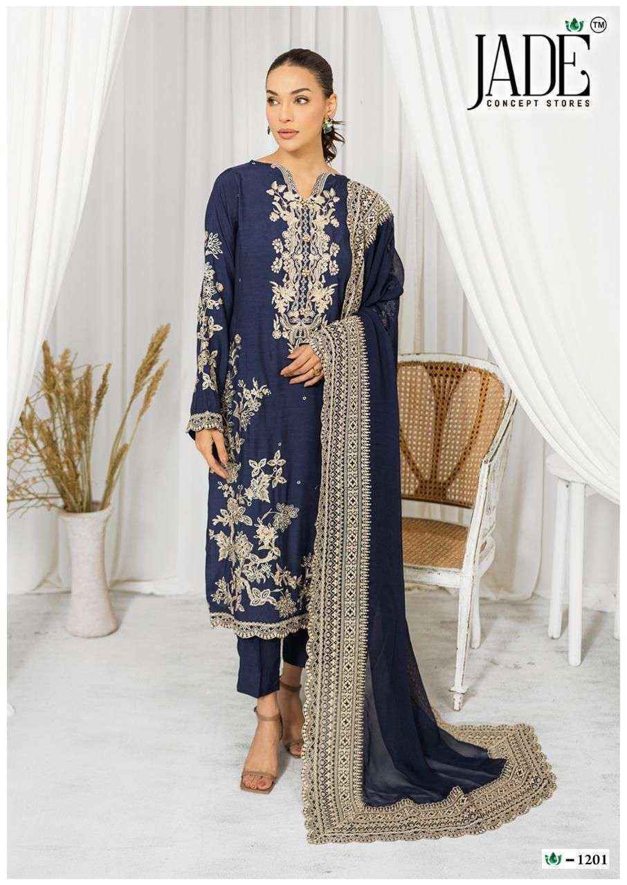 Jade Crimson Vol 12 Lawn Cotton Dress Material wholesale price ( 6 Pcs Catalog )