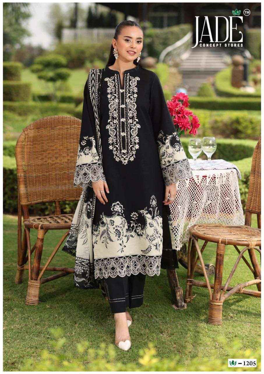 Jade Crimson Vol 12 Lawn Cotton Dress Material wholesale price ( 6 Pcs Catalog )