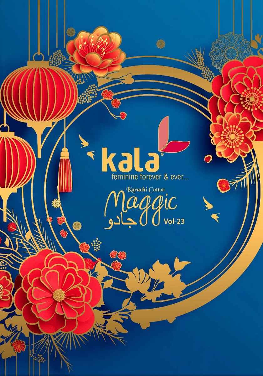Kala Maggic Vol 23 Unstitch Premium Cotton Dress Material Wholesale price ( 12 Pcs Catalogue )