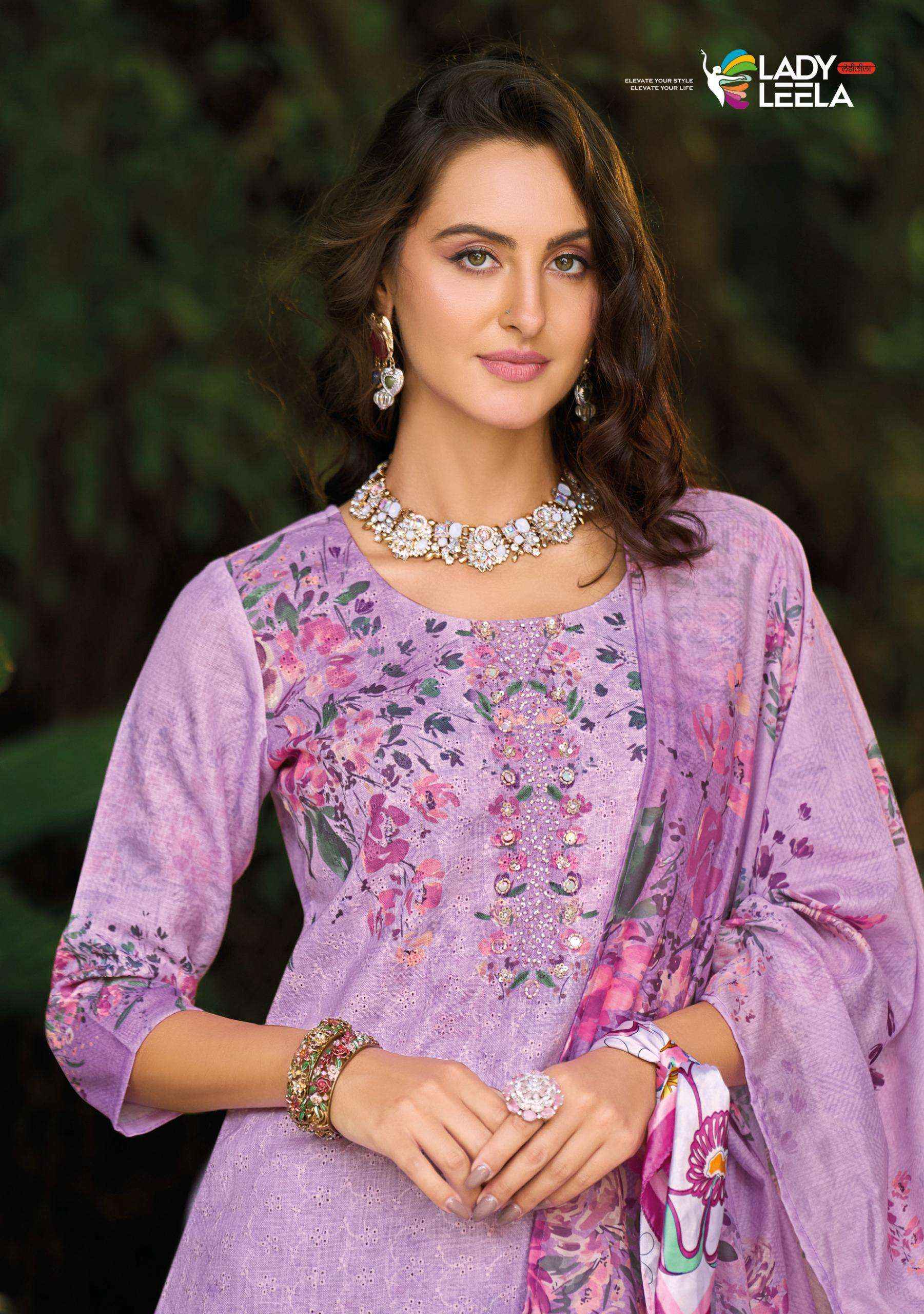 Lady Leela Summer Pastels Vol 2 Exclusive Readymade 3 Piece Suit Wholesale Rate ( 6 Pcs Catalog )
