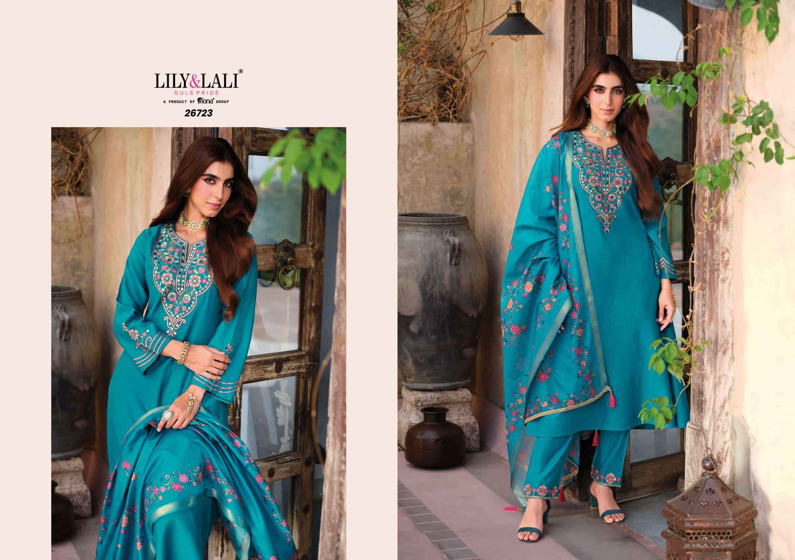 Lily And Lali Berlin Viscose Silk Designer Readymade Suit New Catalogue ( 4 Pcs Catalogue )
