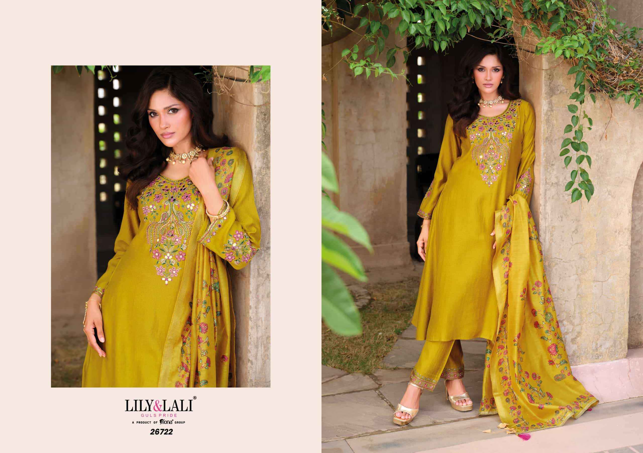 Lily And Lali Berlin Viscose Silk Designer Readymade Suit New Catalogue ( 4 Pcs Catalogue )