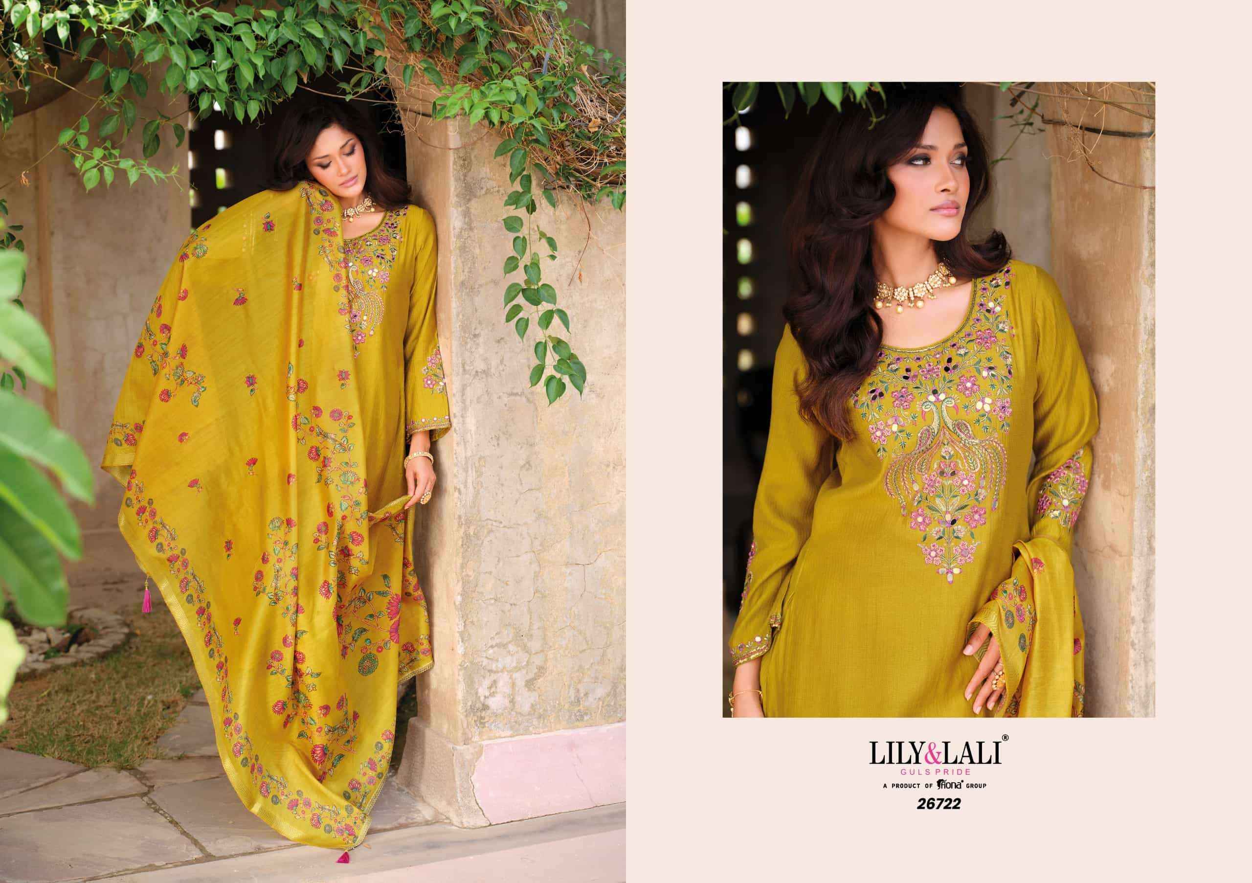 Lily And Lali Berlin Viscose Silk Designer Readymade Suit New Catalogue ( 4 Pcs Catalogue )
